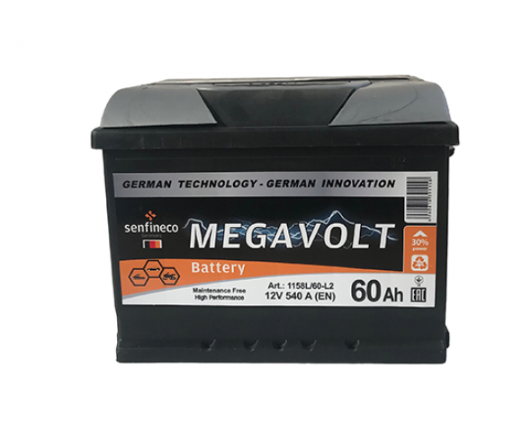 MEGAVOLT 60 Ач 540А