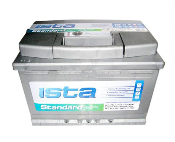 ISTA STANDARD 6СТ 77 Ач 720А