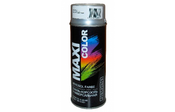 Эмаль-аэрозоль Maxi Color термостойкая серебристая, 400мл2