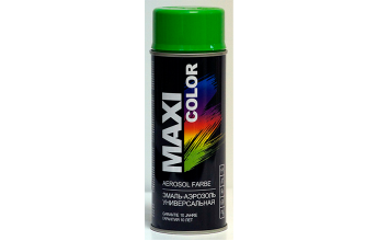 Эмаль-аэрозоль Maxi Color ярко-зеленая RAL6018, 400мл2