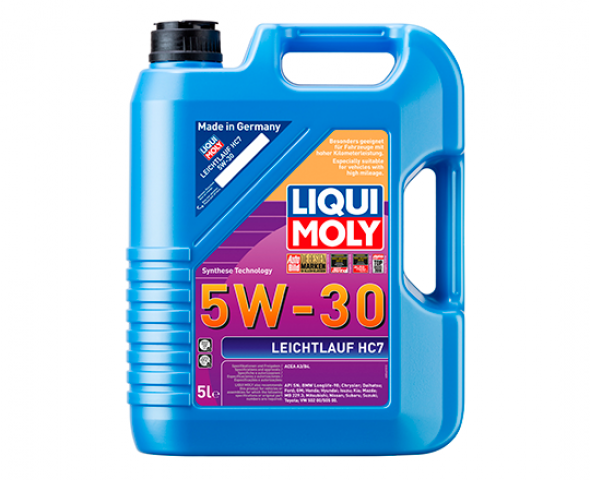 НС-синтетическое моторное масло Liqui Moly Leichtlauf HC 7 5W-30 5л