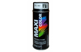 Эмаль-аэрозоль Maxi Color черная матовая RAL9005, 400мл2